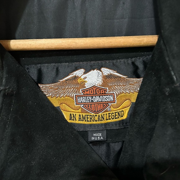 Harley-Davidson Black Leather Motorcycle Jacket NEW - Picture 5 of 8